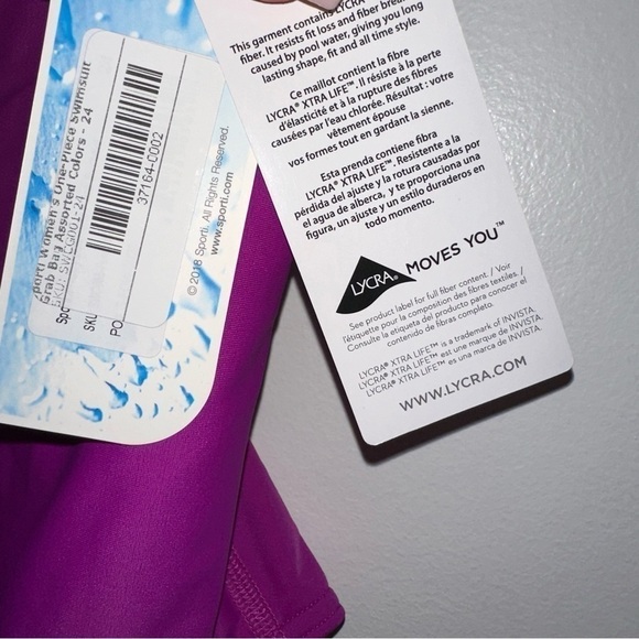 Sporti performance One Piece Swimsuit size 24 - Picture 5 of 10